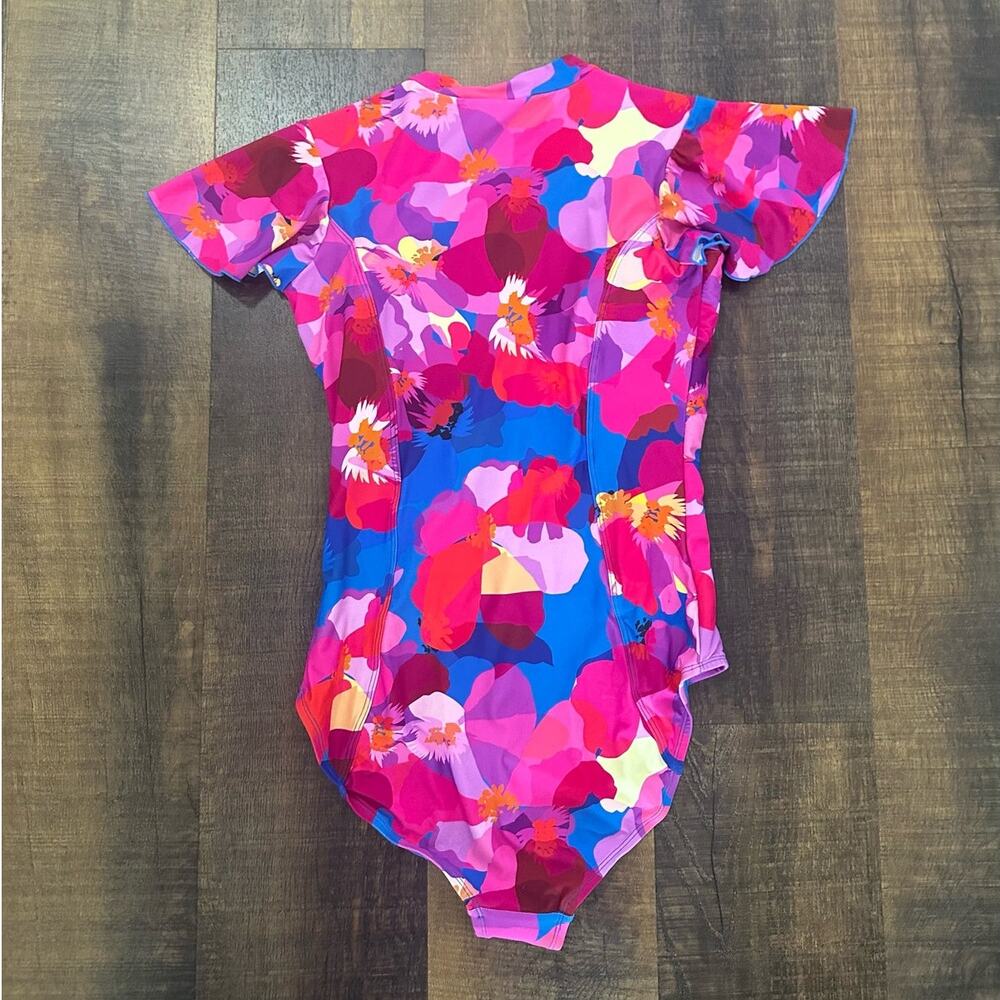 NWT Nip Tuck Poppies Geneva Sunsafe Tummy Control One Piece Swimsuit Size 8 - Picture 9 of 12